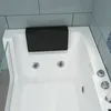HOME DELUXE - Whirlpool Badewanne - CARICA Rechts weiß mit Produktbild-Vorschau 6