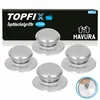 TOPFIX Edelstahl Topfdeckelgriffe Ersatzgriffe Griff Produktbild-Vorschau 1