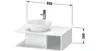 Waschtischunterbau D-NEO 1 Fach rechts 260x800x550mm leinen Produktbild-Vorschau 3