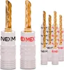 Hohl Bananenstecker 4mm schraubbar 16x NEXMEX Stecker für Produktbild-Vorschau 1