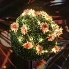 LED Lichterkette Dahlien - Blumengirlande - 30 warmweiße Produktbild-Vorschau 6