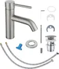 AVITAL Waschtischarmatur REGA CoolStart stainless steel Produktbild-Vorschau 5