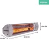 Vonroc Infrarot Heizstrahler Terrasse elektrisch [2000W] - Produktbild-Vorschau 5
