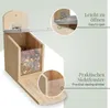 Eichhörnchen Futterhaus mit Metalldach Produktbild-Vorschau 2