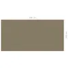 vidaXL Tappeto per tenda 300x600 cm color tortora Anteprima dell’immagine prodotto 9