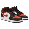 Air Jordan 1 Mid Noir et Rouge (taille enfant/adolescent) - Voir les images du produit 4