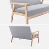 sweeek -  Panca a 2 posti con rivestimento in tessuto e Anteprima dell’immagine prodotto 2