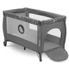 A travel crib or playpen shown from a three-quarter angle. Produktbild-Vorschau