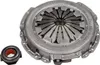 A clutch pressure plate and release bearing set on a white background. Voir les images du produit