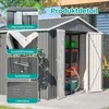 Metall Geräteschuppen Gerätehaus , 8x6FT Produktbild-Vorschau 4
