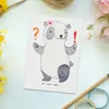 Mr. & Mrs. Panda Postkarte Beraterin Herz - Weiß - Produktbild-Vorschau 2