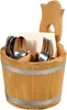 Kesper 69294 -- 8er Set Besteckbehälter aus Holz H=20 D=14 Produktbild-Vorschau 4