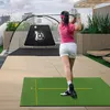 Golf Schlagmatte 2 Gummi Tees & 2 Ausrichtungsstäbe & 6 Produktbild-Vorschau 1