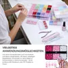 3D Blume Nägel Charms Set, 18 Farben Blume Nail Art Charms Produktbild-Vorschau 2