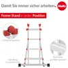 Hailo M80 Alu-Multifunktionsleiter - Schiebeleiter 4 x 4 Produktbild-Vorschau 3