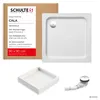 Piatto doccia Schulte 90x90 cm, bianco, modello Cala - Set Anteprima dell’immagine prodotto 6