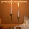 Kerzenhalter Set Metall, Vintage Wohnaccessoire, Tischdeko Produktbild-Vorschau 5