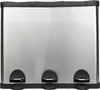 Mülleimer, 3 x 20L, silber, 64,5x41x57cm Produktbild-Vorschau 7