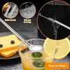 12 Stück Edelstahl Lang Löffelstrohhalme, Lang Produktbild-Vorschau 6