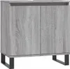 vidaXL Koupelnová skříňka Grey Sonoma 58x33x60 cm Dřevěný Náhled obrázku produktu 1