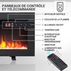 Cheminée électrique BALDERIA Agnes 50 - Cheminée 3 en 1 sur Voir les images du produit 6