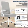 Bürostuhl Schreibtischstuhl mit klappbaren Armlehnen & Produktbild-Vorschau 9