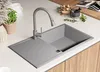 PRIMAGRAN Spülbecken Grau 90x50cm, Granitspüle 1 Becken + Produktbild-Vorschau 2