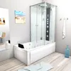 Whirlpool Dusche Kombination K05-L03-WP Duschtempel 180x90 Produktbild-Vorschau 2