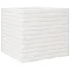 Pflanzkübel Weiß 50x50x45,5 cm Massivholz Kiefer Produktbild-Vorschau 1
