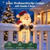 Weihnachtsmann Solar-Klemmleuchte, warmes Licht, Produktbild-Vorschau 3