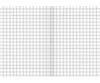 A blank grid paper notebook spread open. Podgląd zdjęcia produktu