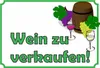 Wein zu verkaufen Schild A6 (105x148mm) Produktbild-Vorschau 1