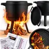 Marmite en fonte 8 litres + poêle à griller sur pieds avec Voir les images du produit 13