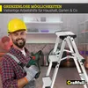 Craftfull Doppel-Klapptritt CF-131A | Aluminium-Trittleiter Produktbild-Vorschau 7