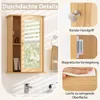 COSTWAY Armadio a specchio per bagno, armadio a muro con Anteprima dell’immagine prodotto 4