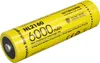 A yellow Nitecore 21700 rechargeable battery with black and silver accents, shown against a white background. Anteprima dell’immagine prodotto