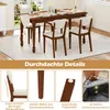 Chaise de salle à manger COSTWAY (lot de 2), chaise de Voir les images du produit 4