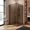 Duschkabine Rea Hugo Double 90X90 Brush Copper Produktbild-Vorschau 2