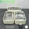FRADABOX® Bento Lunchbox „Jamie“ 2700ml, 3 Etagen mit Produktbild-Vorschau 3