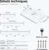 doporro Lavabo Suspendu avec Bonde Vasque à Poser Blanc Voir les images du produit 7