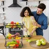 Obstkörbe 3-stufig Gemüsekorb Mit Bananenhaken für Obst Produktbild-Vorschau 2