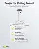Goobay 51896 BeamerFlex, bianco - supporto a soffitto Anteprima dell’immagine prodotto 10