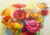 Blumen in abstrakter Form – Bodenschutzmatte – Produktbild-Vorschau 1