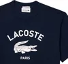 Lacoste Baumwoll-T-Shirt mit Signatur-Print, Blau L Produktbild-Vorschau 7