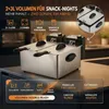 Sommertal DF3600 Doppel Fritteuse mit Öl 2x 3L 2x 1800W – Produktbild-Vorschau 4