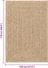 vidaXL Tappeto 120x170 cm effetto juta per interni ed Anteprima dell’immagine prodotto 7