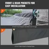 VEVOR kippertent, 8 x 18 voet, zwarte, duurzame afdekking Productafbeelding-voorbeeld 4