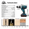 21V-Elektrobohrer-Set mit 2 1500-mAh-Akkus und einem Produktbild-Vorschau 8