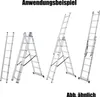 krause werke werk corda alu aluminium leiter schiebeleiter anlegeleiter aluleiter teleskopleiter ausziehleiter sprossenleiter ausziehbar leitern duo gerüst arbeitsgerüst kleingerüst leitergerüst 3x11 3x9 3x7 fahrgerüst Náhľad obrázku produktu