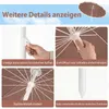 COSTWAY Sonnenschirm 200cm, Gartenschirm Boho mit Fransen & Produktbild-Vorschau 6